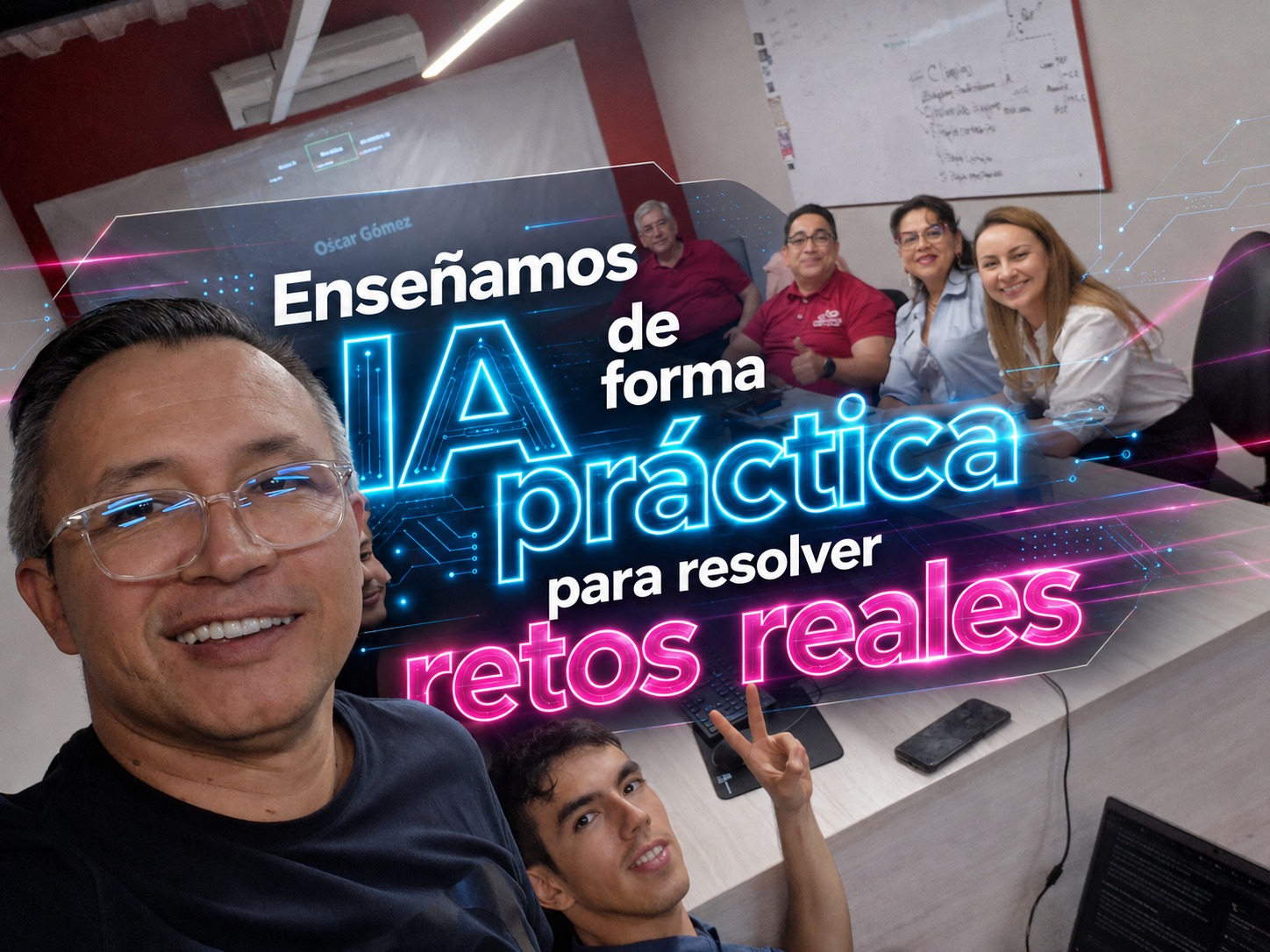 Enseñamos IA de forma práctica para resolver retos reales