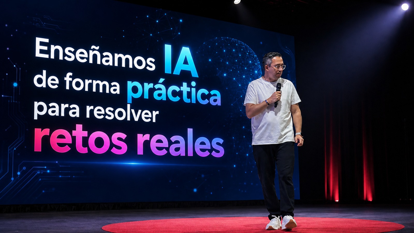 Enseñamos IA de forma práctica para resolver retos reales