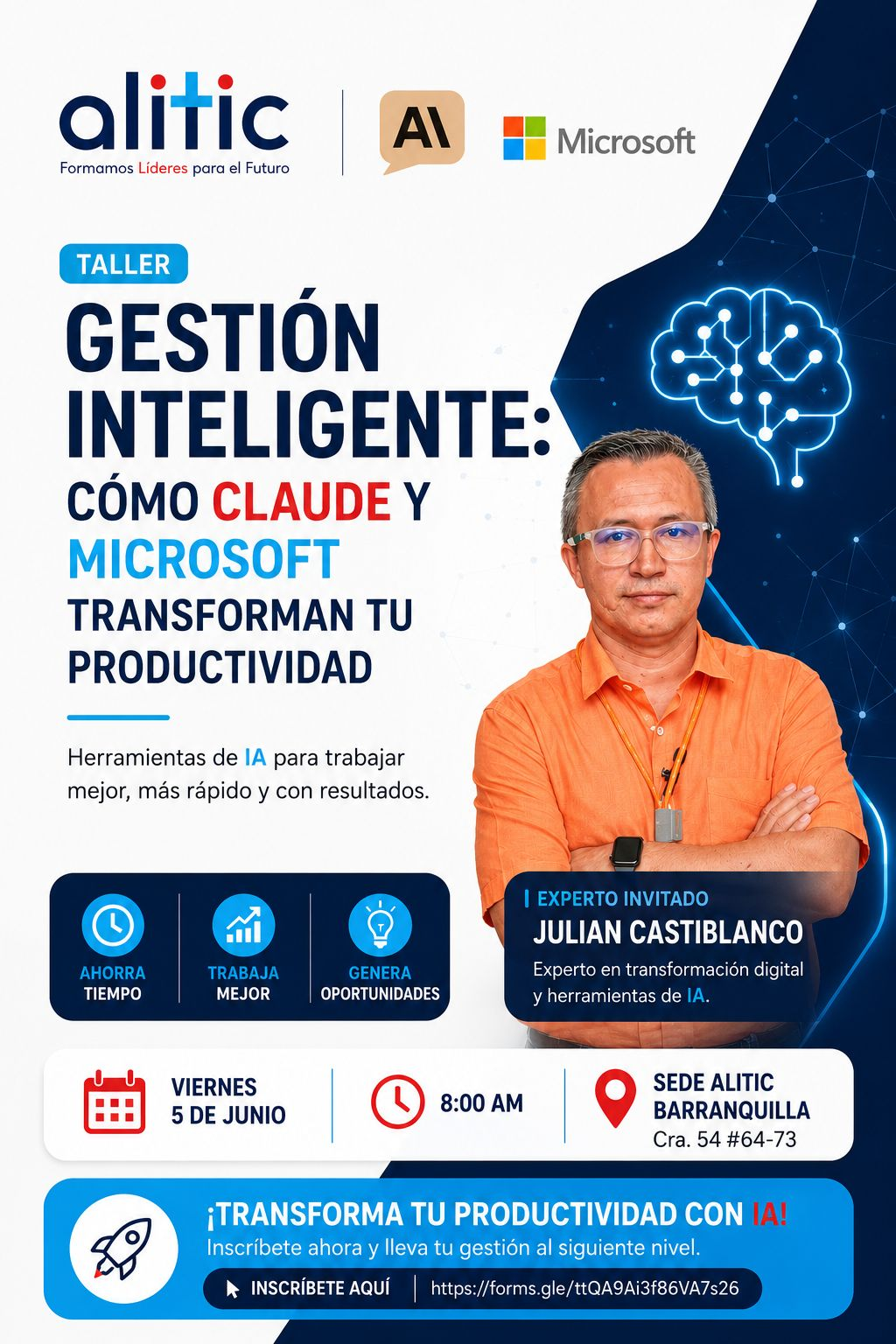 Gestión Inteligente con Claude y Microsoft